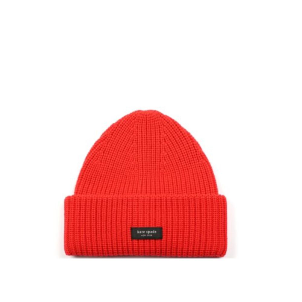 NWT kate spade new york Sam Engine Red Label Cuff Beanie